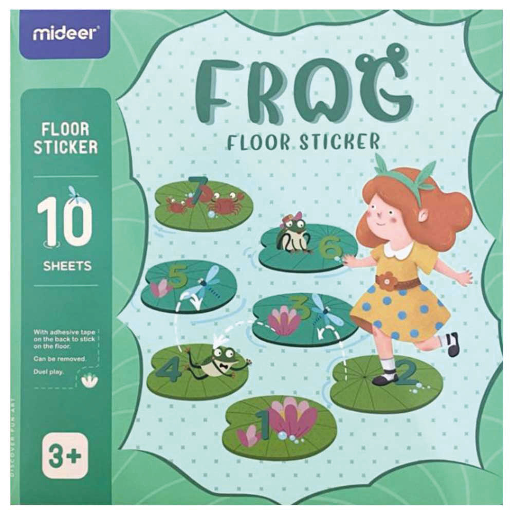 Frog Floor Sticker / Rayuela con ranas / adhesivos / juego