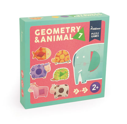 Geometry & Animal Puzzle / Puzzle Geométrico de Animales