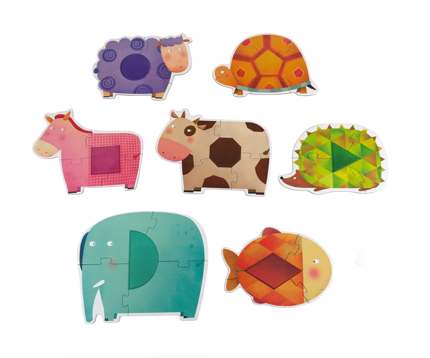 Geometry & Animal Puzzle / Puzzle Geométrico de Animales