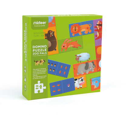 Domino Puzzle Zoo Pals / Dominó dos caras del zoo