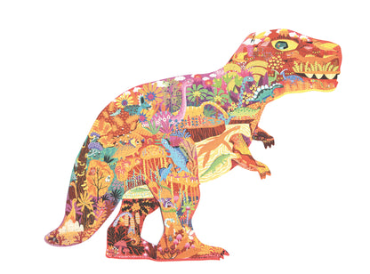 Shaped Puzzle Dinosaur World / Puzzle el mundo de los dinosaurios