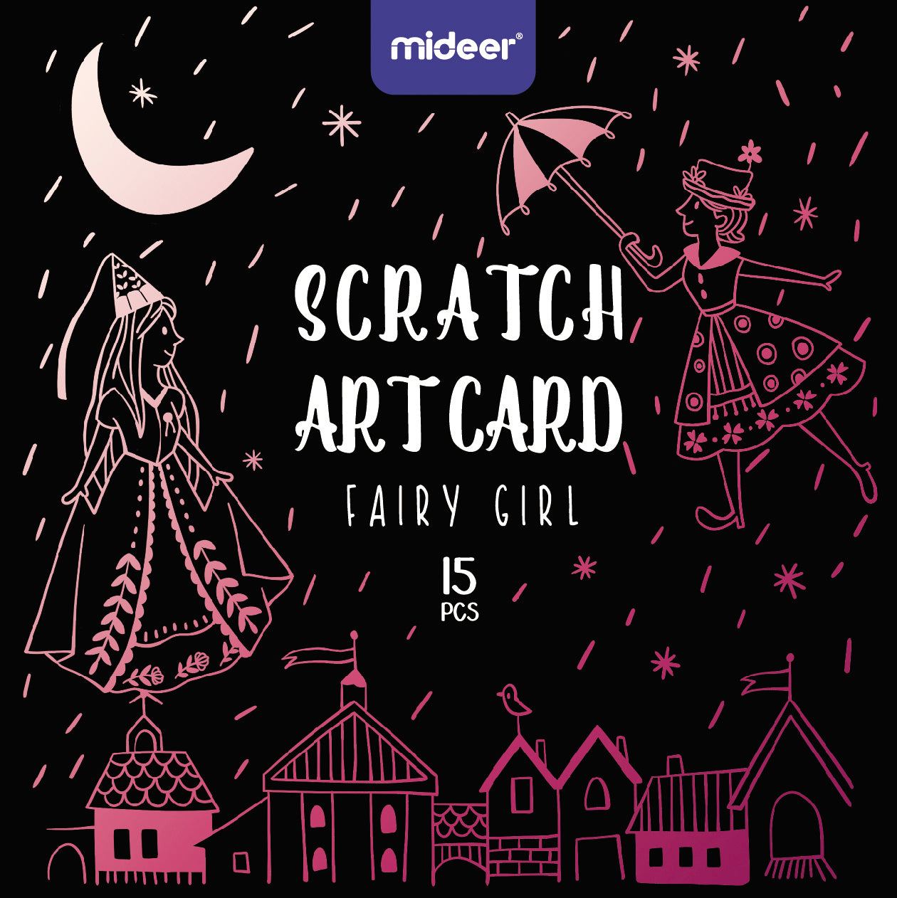 Scratch Art Card Girl / juego de rascar