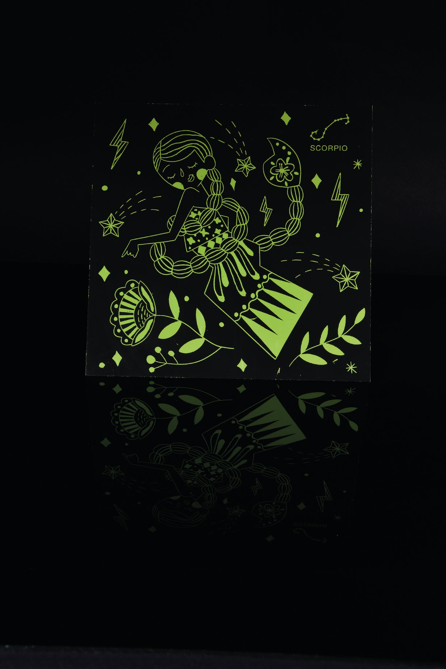 Luminous Scratch Art Cards / juego de rascar florescente