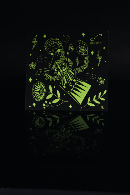 Luminous Scratch Art Cards / juego de rascar florescente