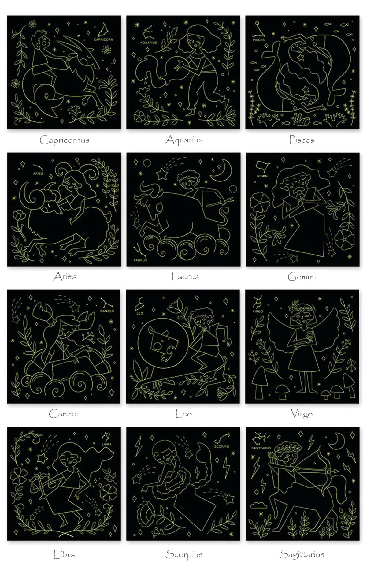 Luminous Scratch Art Cards / juego de rascar florescente