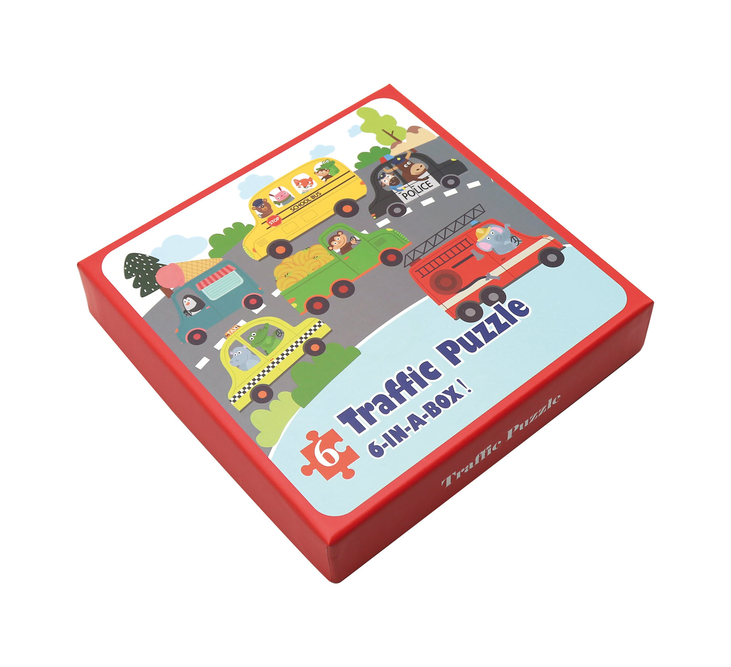 Traffic Puzzle 6 In A Box / 6 Puzzles de Tráfico / vehiculos