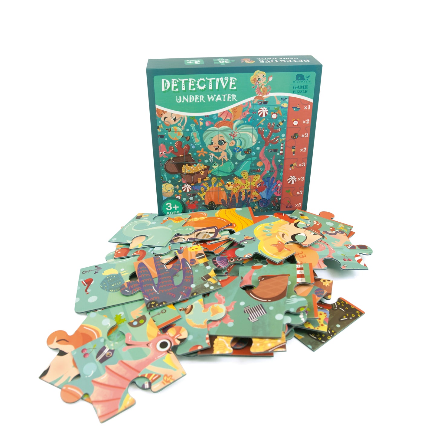 Detective Under Water / Puzzle detective del océano