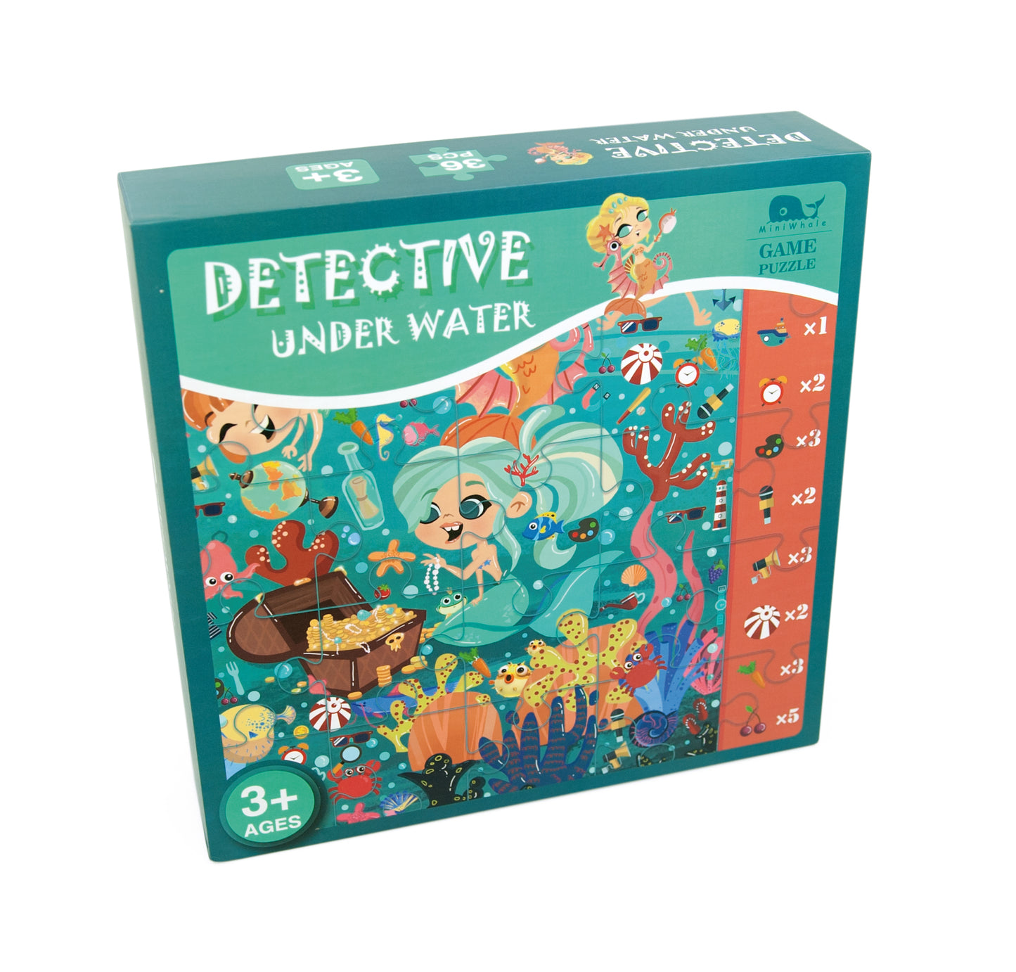 Detective Under Water / Puzzle detective del océano