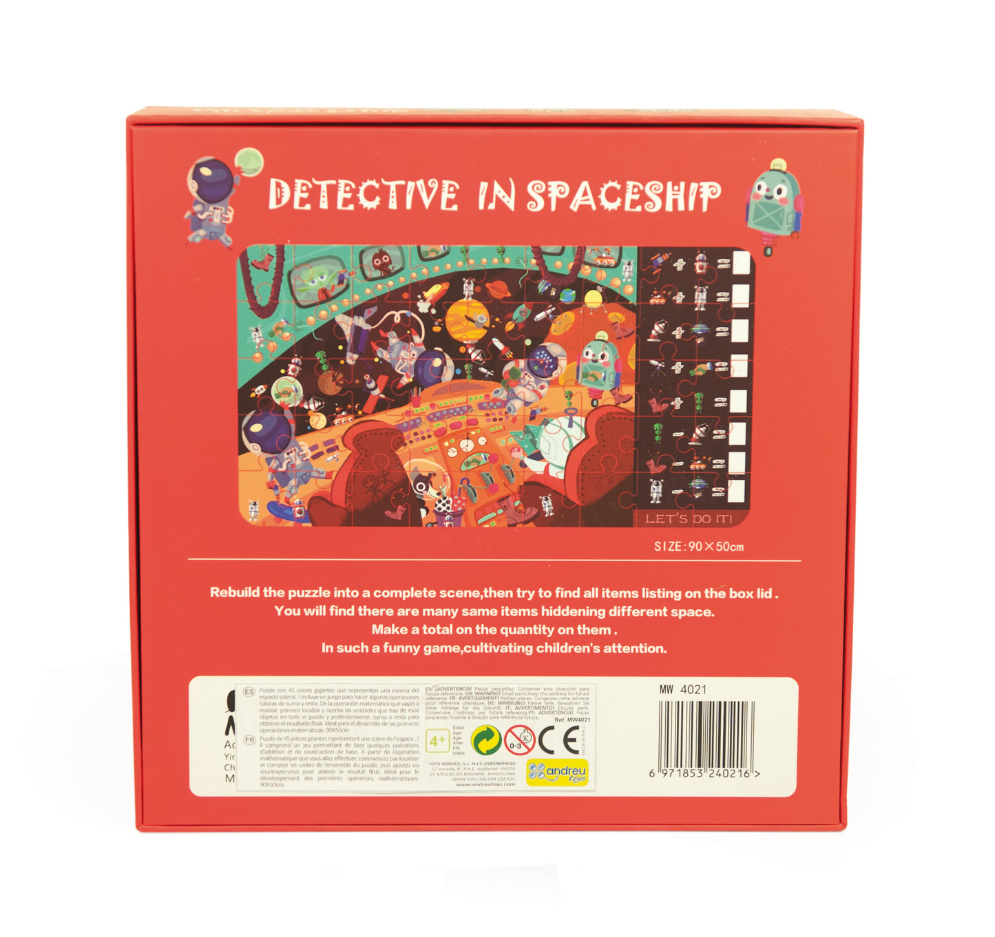 Detective In Spaceship / Puzzle Detective en el espacio