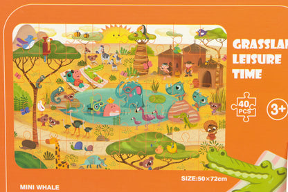 Grassland Leisure Time / Puzzle Selva