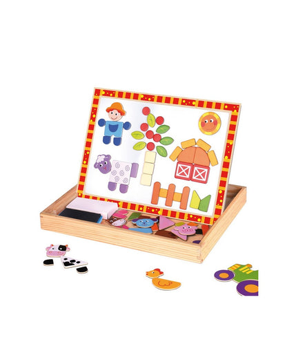 Magnetic Puzzle - Farm / Puzzle magético de la granja / juego magnético