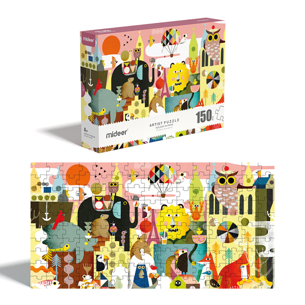 Artist Puzzle - Holiday In Paris / Puzzle Creativo vacaciones en Paris