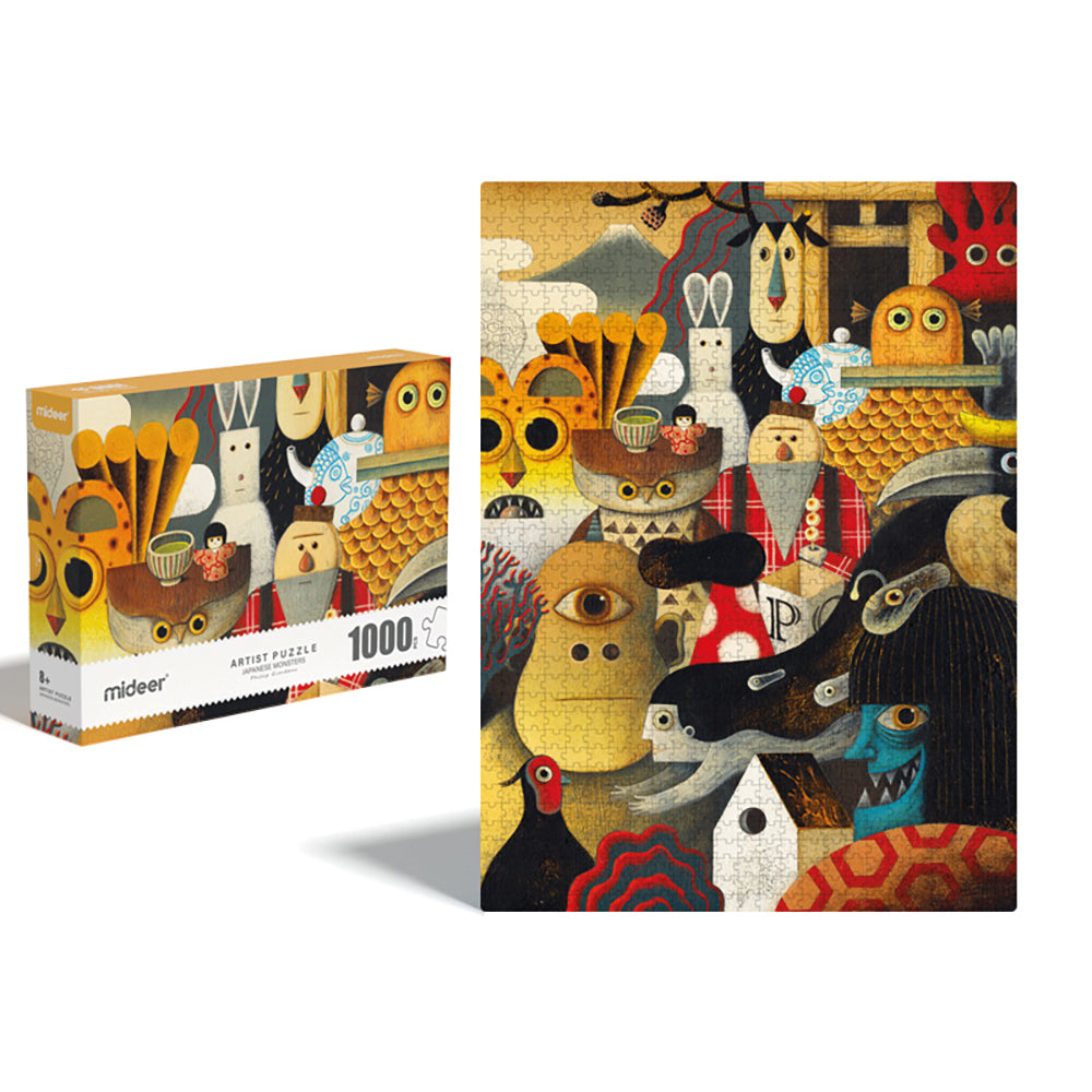 Artist Puzzle - Japanese Monsters / Puzzle creativo monstruos japoneses