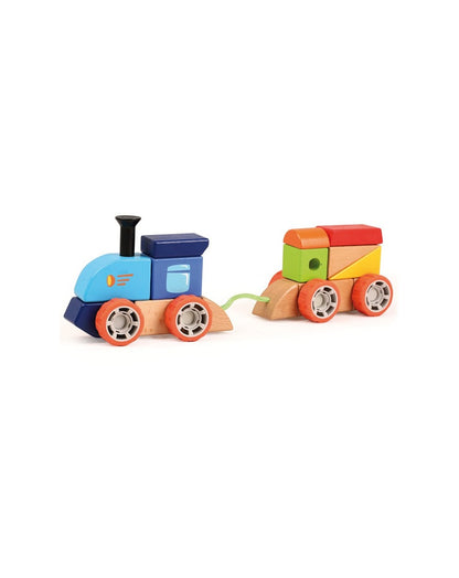 Wooden Stacking Train Set - 22 Pcs / tren de madera