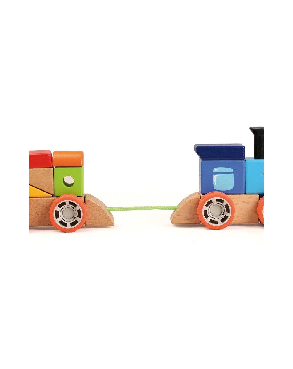 Wooden Stacking Train Set - 22 Pcs / tren de madera