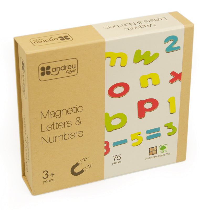 Magnetic Letters & Numbers / Imanes de letras y números / juego magnético