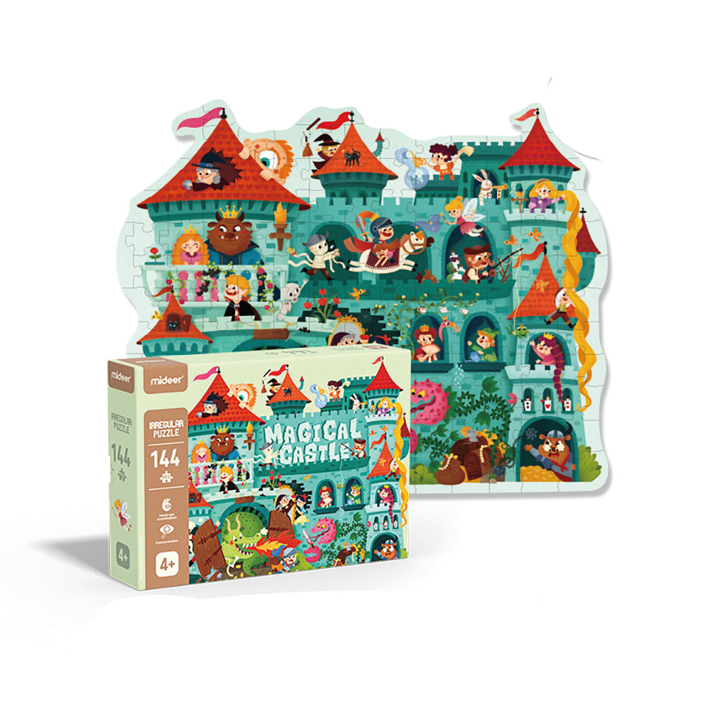 Irregular Puzzles - Magical Castle / Puzzle irregular de castillo mágico