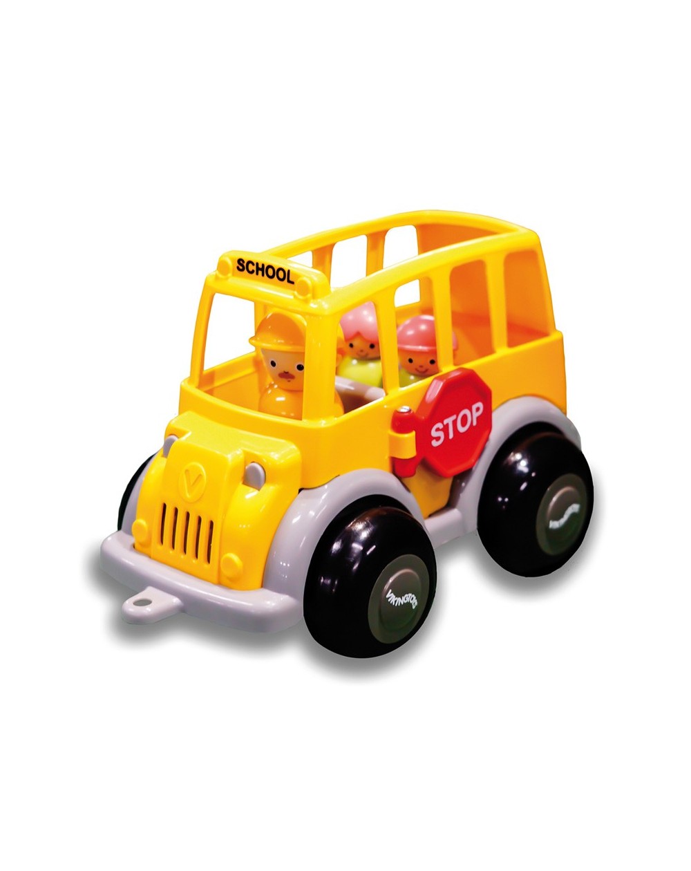 Midi School Bus + 1 Driver + 2 Figures / Bus escolar con conductor y niños / vehiculos / coches